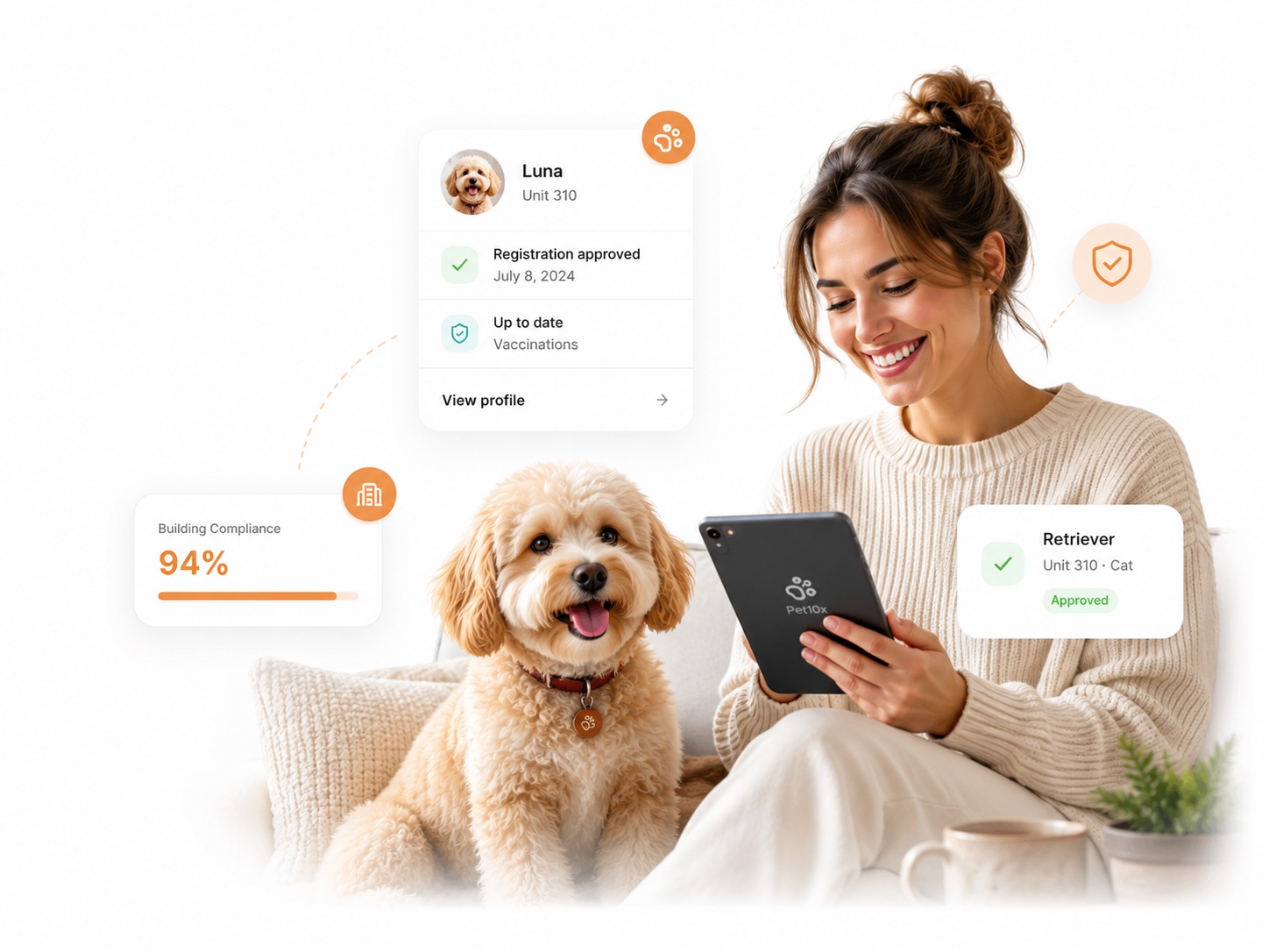 Pet10x — pet governance app preview